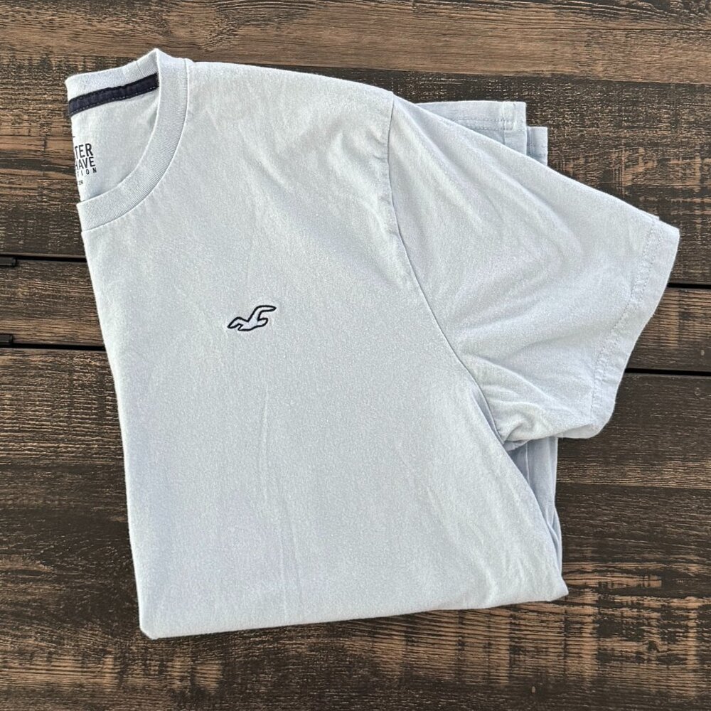 Mens Hollister Tee | Light blue | Size Medium